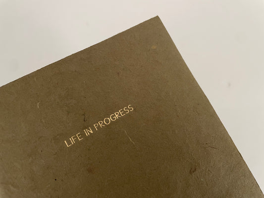Handmade paper notebook | Shabda - Life in Progress