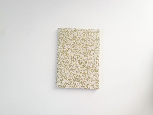 Handmade paper notebook | Gold Fern