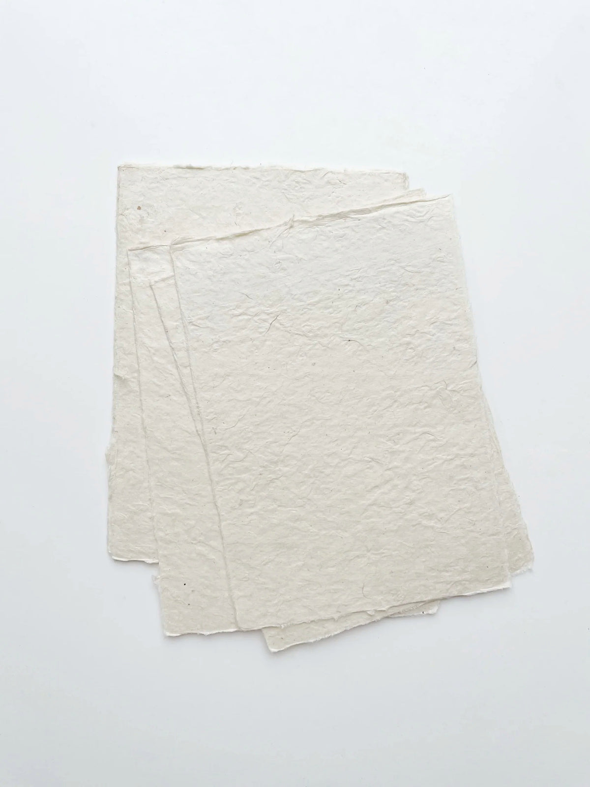 Handmade Paper Large Handmade paper bundle (8 sheets) l Natural – LOKTAA