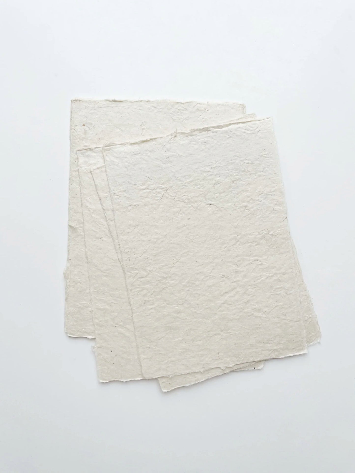 Handmade paper bundle (8 sheets) l Natural