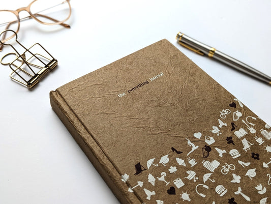 Handmade Paper Journal | Everything Journal - Khaki Brown