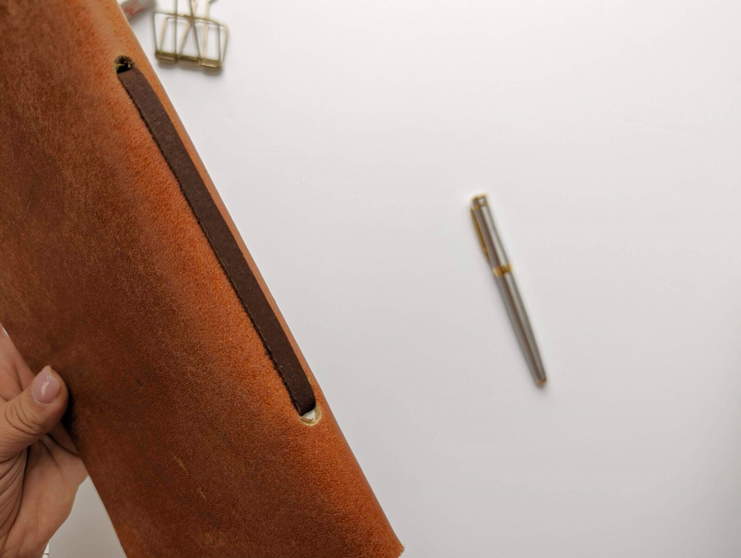Leather Notebook - Tan