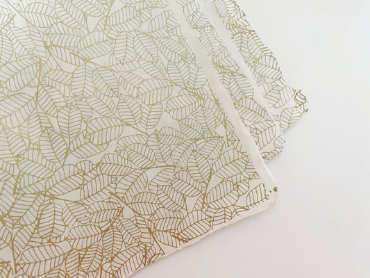 Gift wrapping paper (2 sheets) | Gilded Grove in Natural
