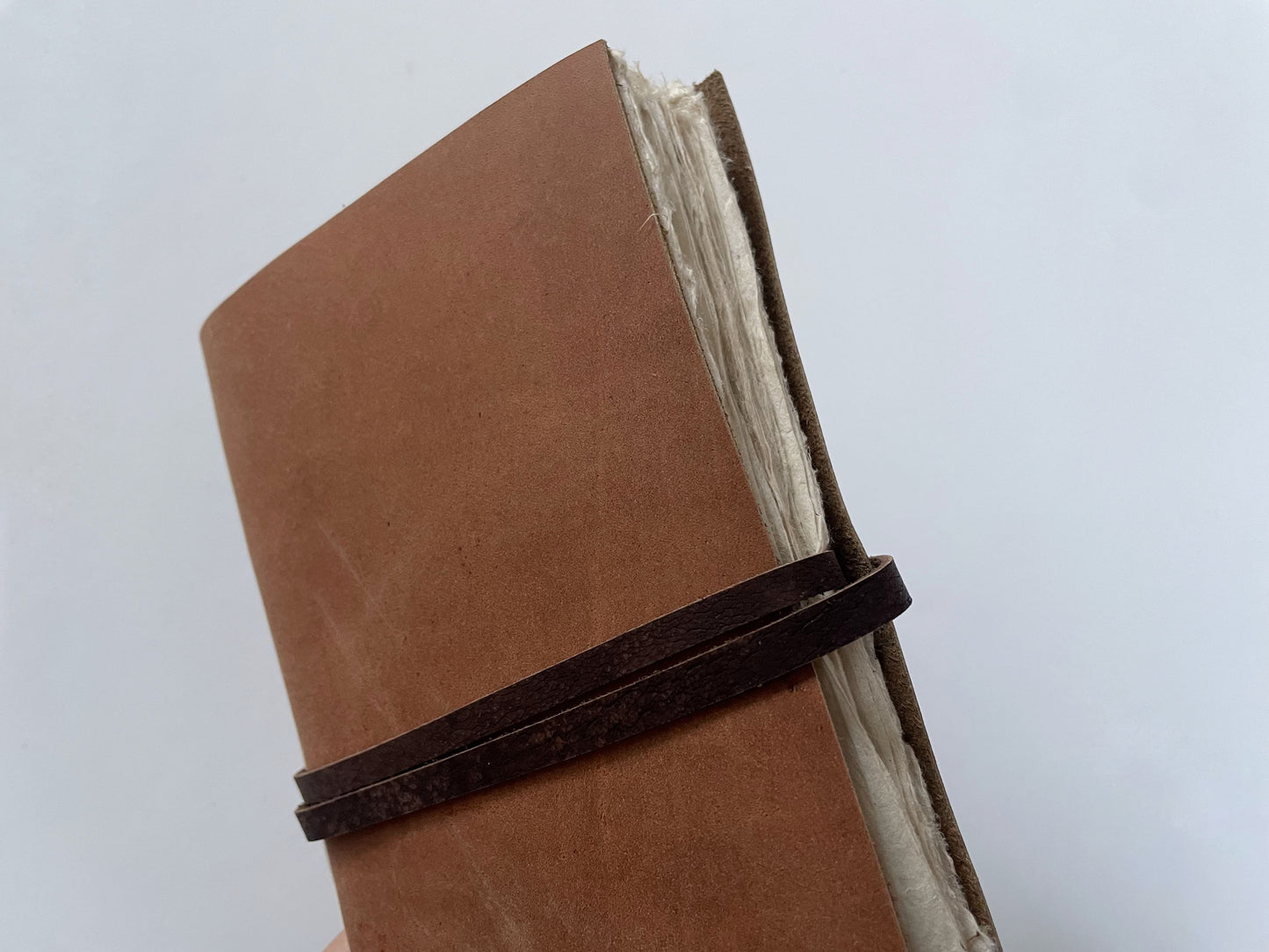 Classic Leather Wrap Bifold Journal