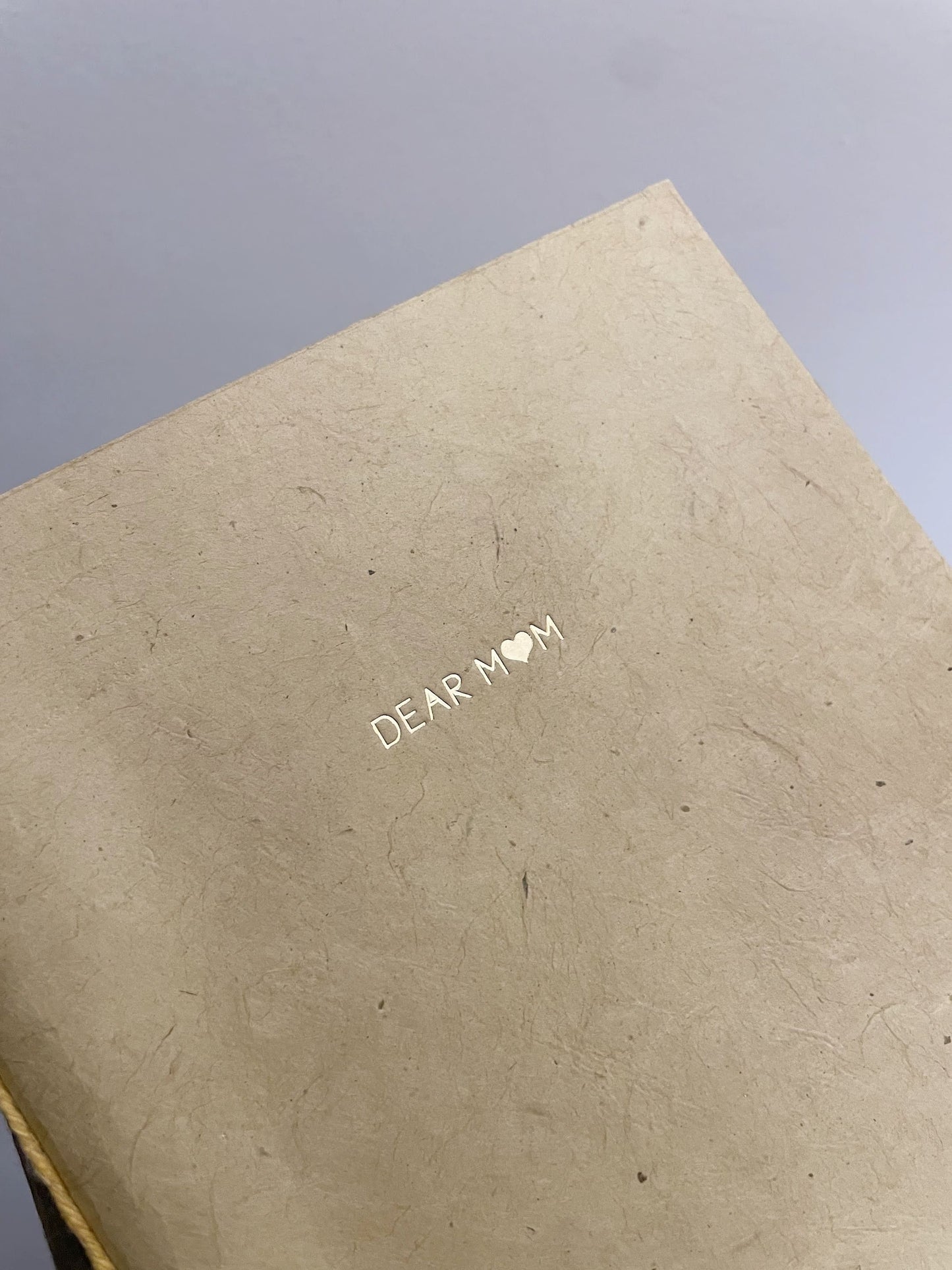 Handmade paper notebook | Shabda - Dear Mum