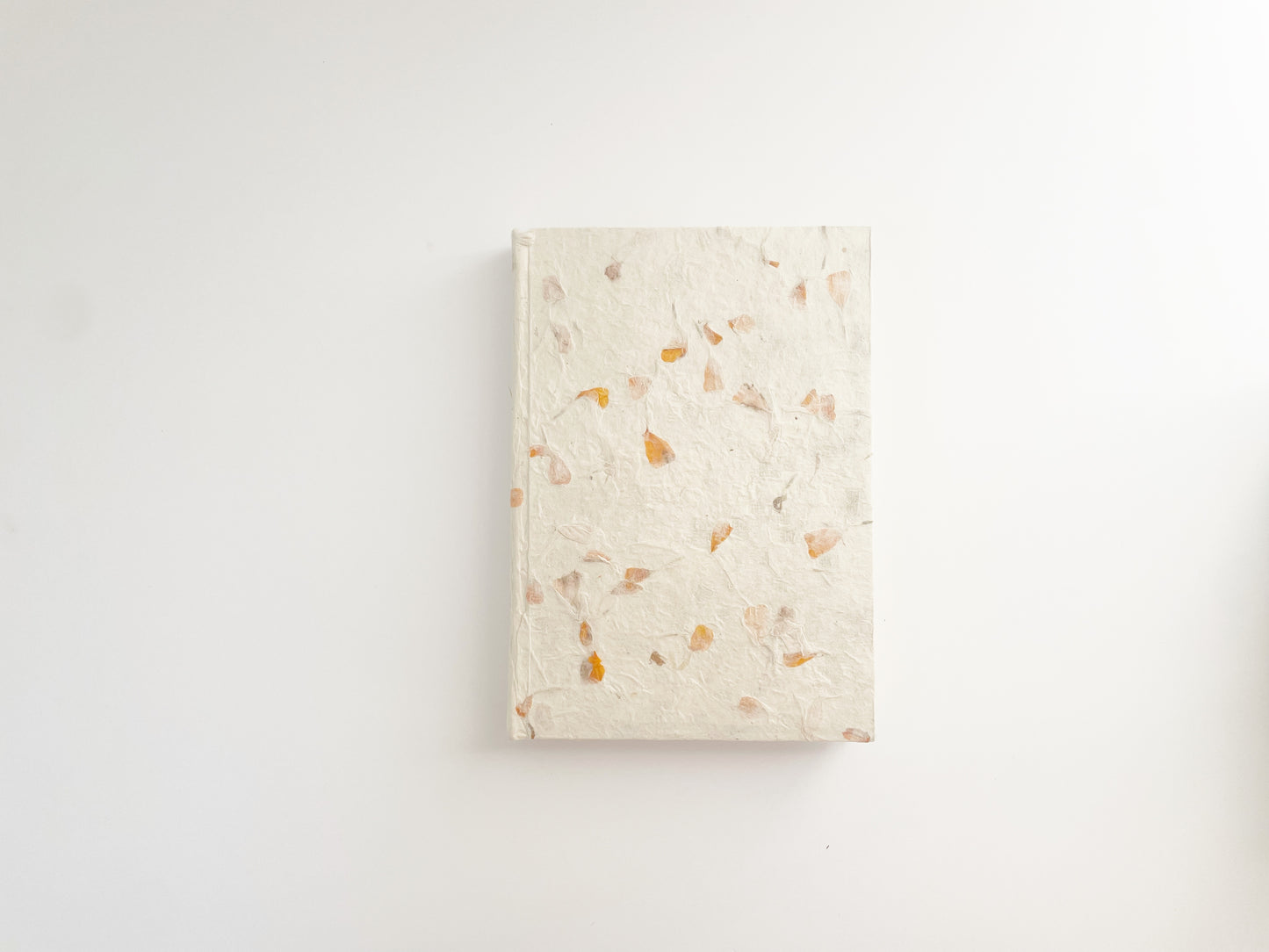 Handmade paper Journal | Marigold Petals