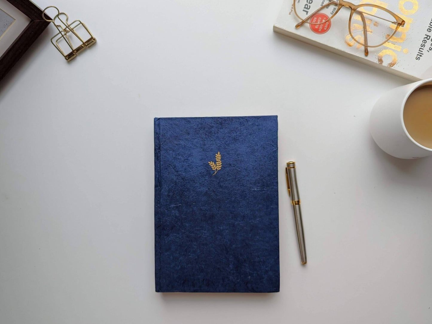 Handmade Paper Journal | Indigo Blue