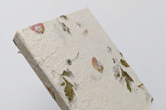 Handmade paper Journal | Bougainvillea + Mugwort