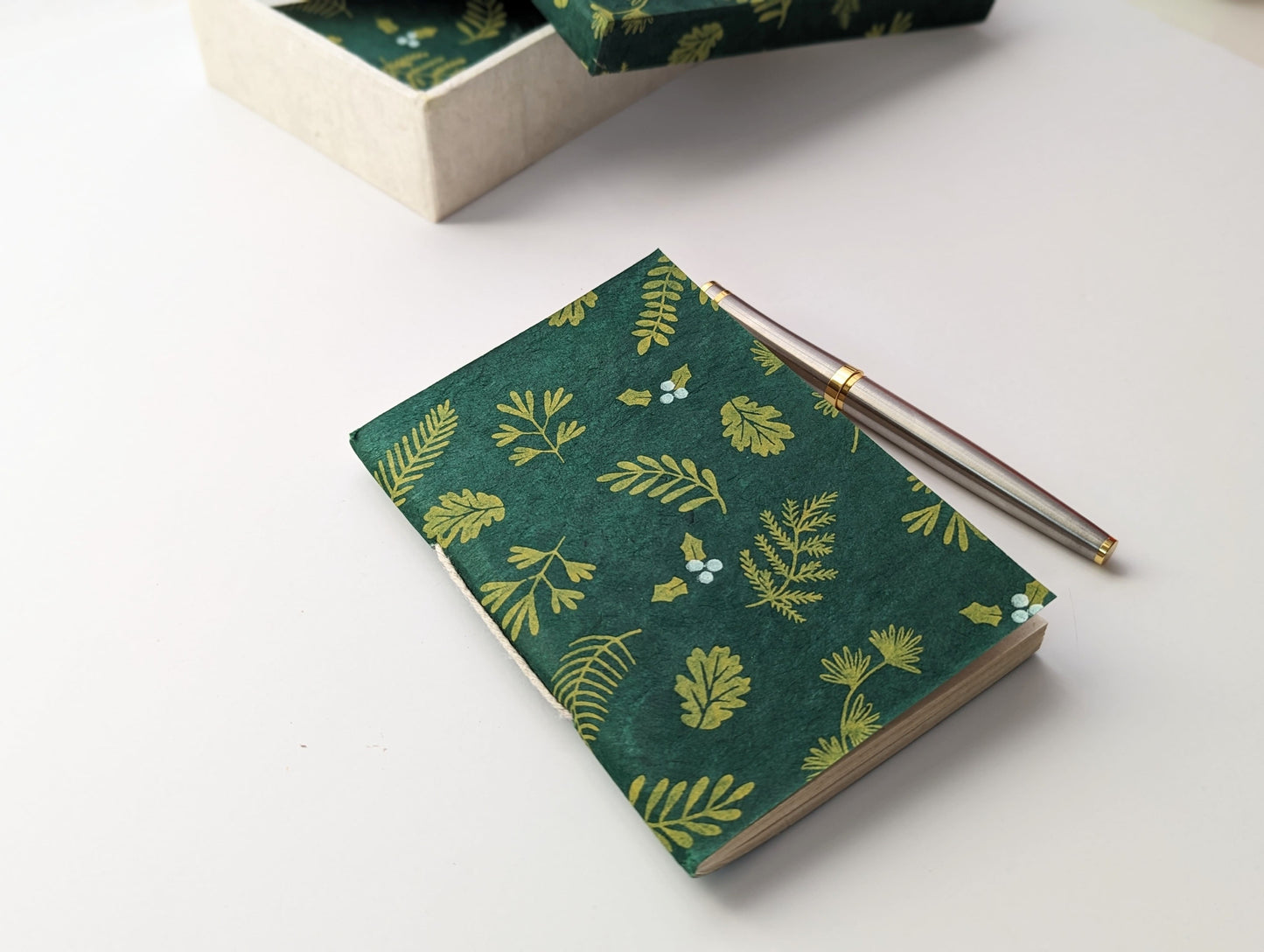 Little Box (Notebook + Card Set) | Emerald Green