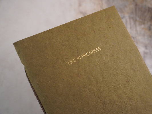 Handmade paper notebook | Shabda - Life in Progress