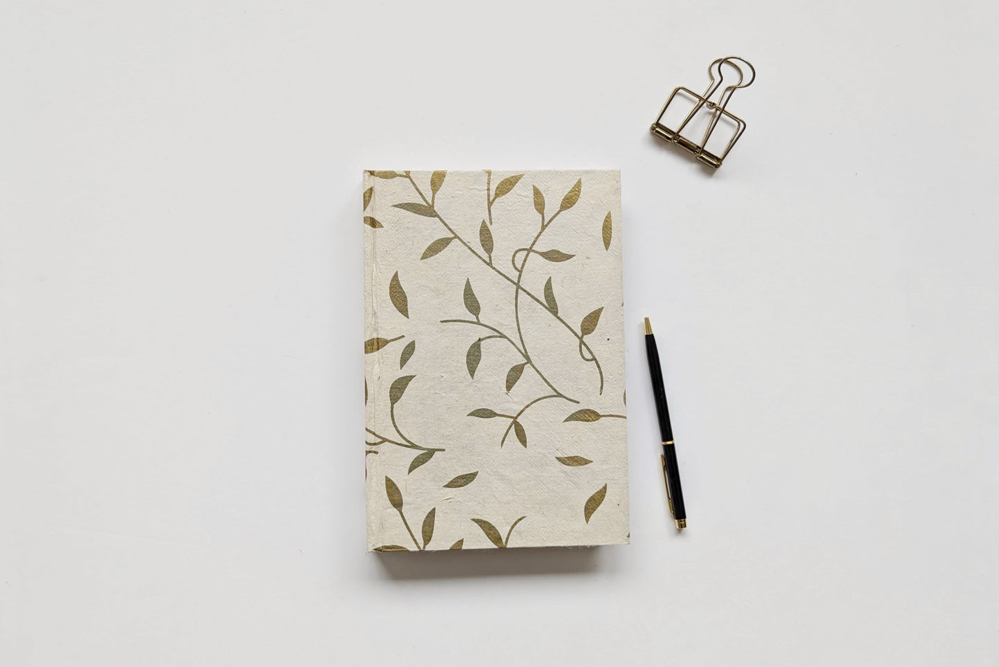 Handmade Paper Journal | Tea Leaves