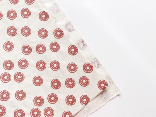 Gift wrapping paper (2 sheets) | Donut