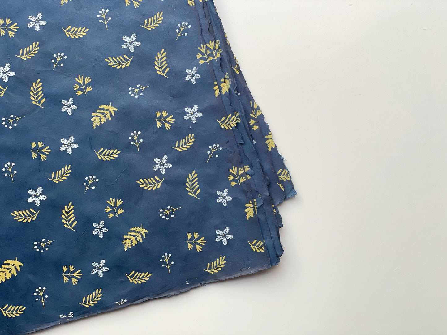 Gift wrapping paper (2 sheets) | Nagarjun - Indigo Blue