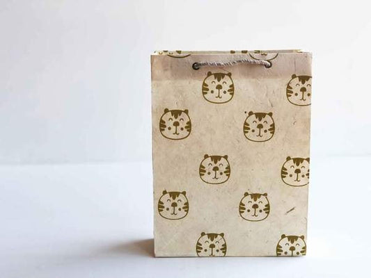 Handmade paper gift bag (2 bags) | Mcalister, The Tiger