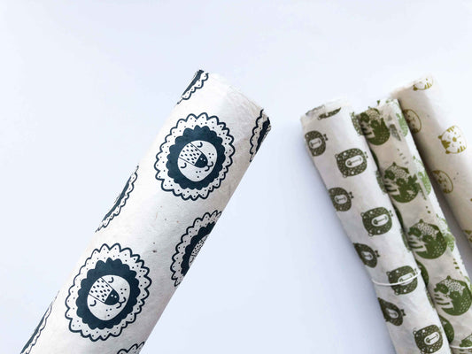 Gift wrapping paper (2 sheets) | Lion